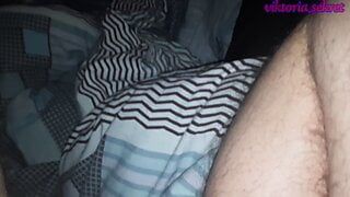 husband masturbates and watches his wife fuck his best friend