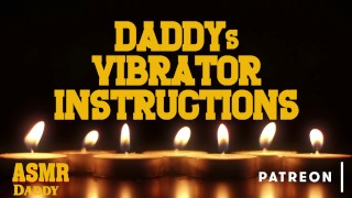 Audio Porn for Women – Daddy’s Vibrator Instructions