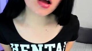 Close up teen masturbation