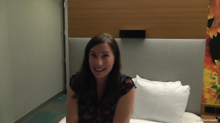 WIFE’S INTERVIEW BEFORE SHE TAKES HER FIRST BBC!