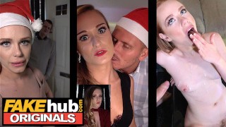 Xmas HouseParty goes wrong with college teens filming each other fucking on their phones – cheating redhead girlfriend!