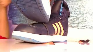 Cbt Stomping dick by adidas sneaker