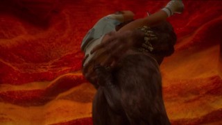 Minotaur fucks archaeologist’s ass hard 3D